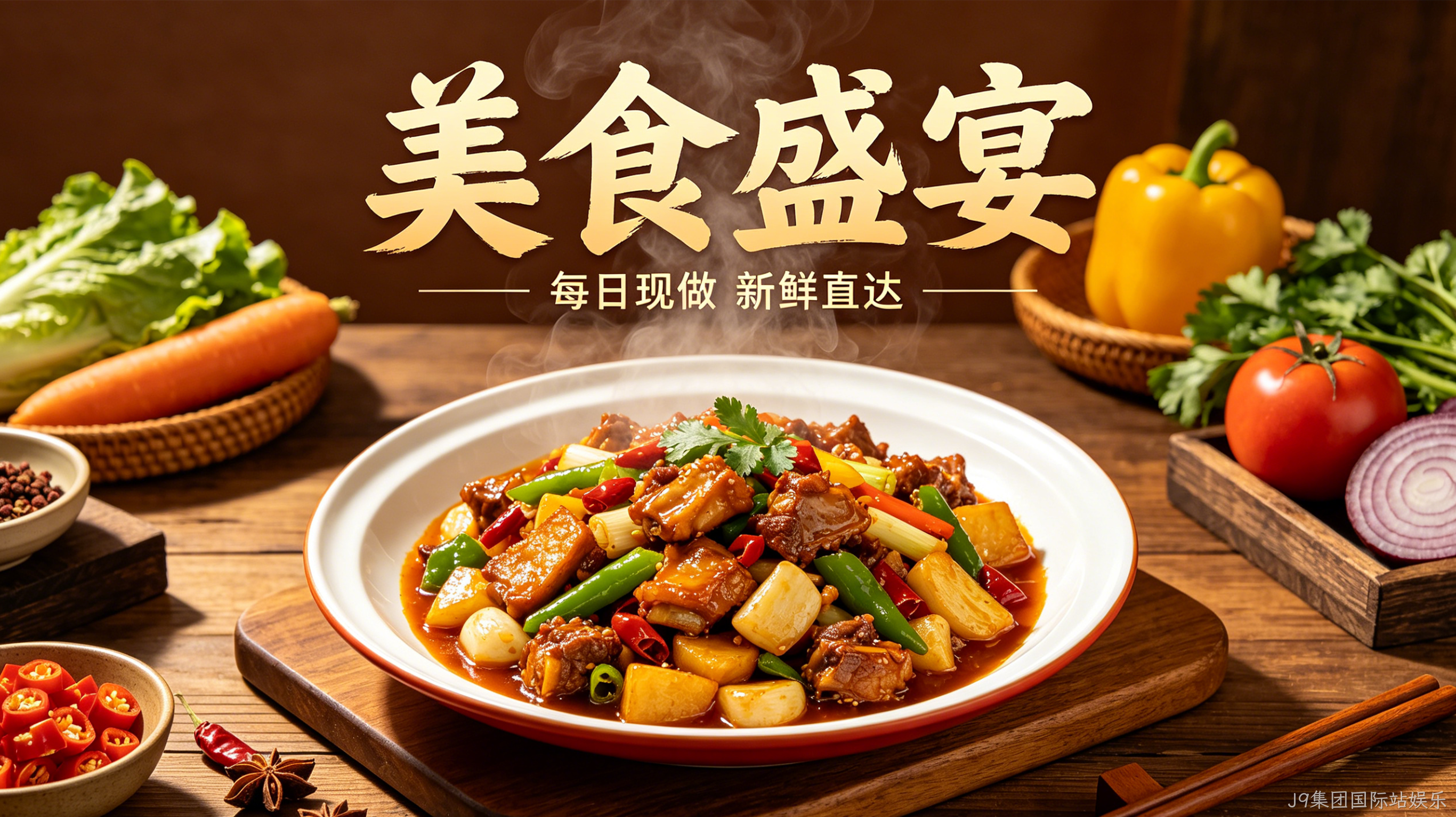 餐饮官网定制案例｜J9集团国际站娱乐打造品牌引流转化阵地